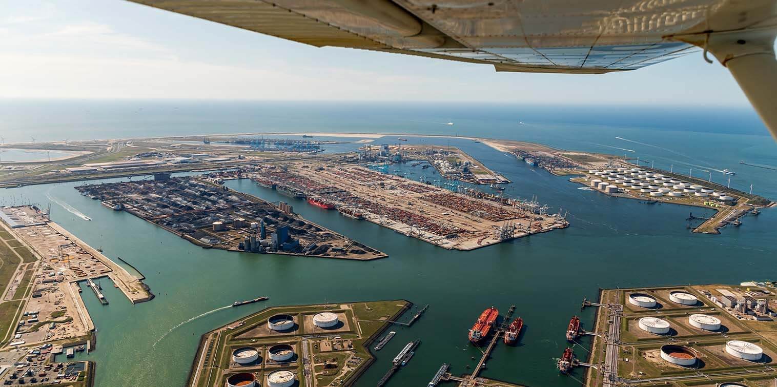 Maasvlakte Aerial - Rotterdam Maritime Capital of Europe